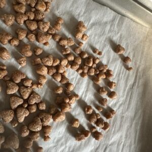 A Tray Filled with Various Nuts Placed on a Baking Sheet