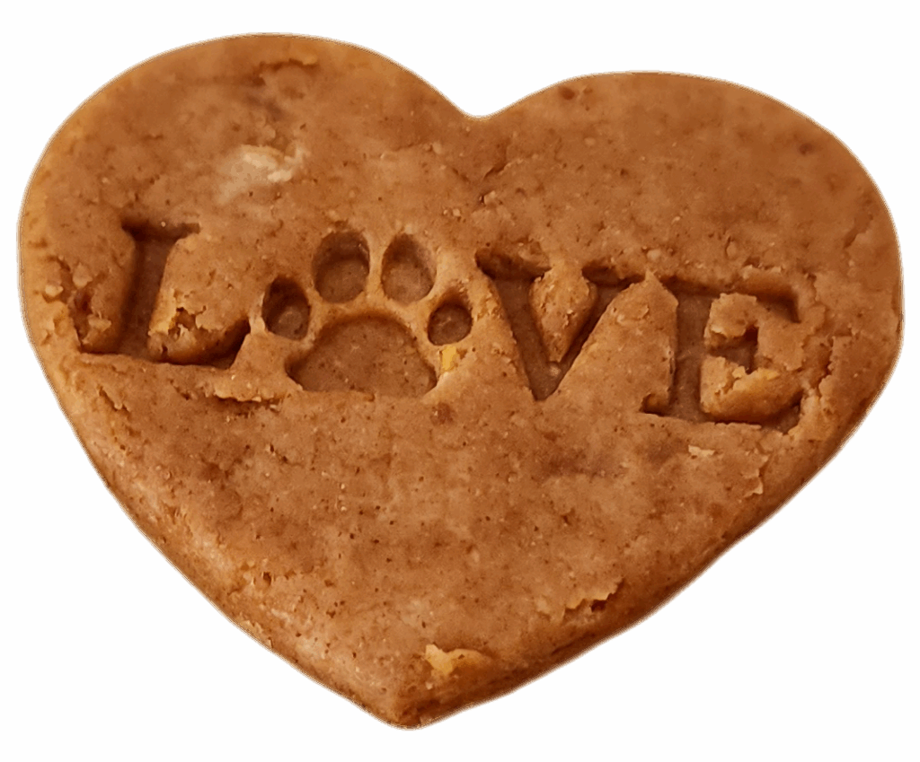Gourmet Peanut Butter Paw on Our Heart Treats