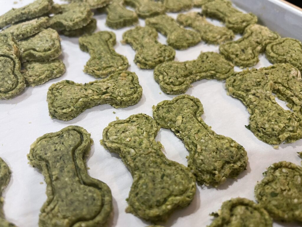 Mint, Oak, Curley Parsley treats